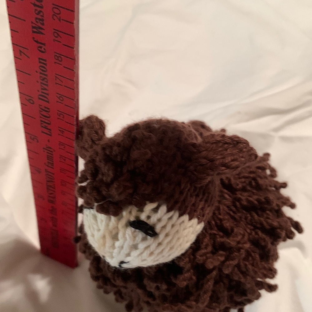 Hand crafted stuffed small sheep. Spud and Cloe
